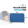 image:imageCool Care Technologies Pillow Cooling Pad  Pressure Activated Gel Cooling Mat Provides Instant Cool Relief  Ideal for Fevers Migraines Hot Flashes Night Sweats  Place on Pillow1 Count