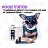 image:imageGreen Pet Bonejour Dog Waste Bags  240 Count  Biodegradable Cornstarch Material  Fit All Standard Dispensers  Signature Pooie Vuiton Print