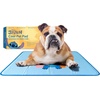 image:imageThe Green Pet Shop Cool Pet Pad  Medium Sage Grey  SelfCooling Pressure Activated Mat for Dogs amp Cats from 2145 lbs  NonToxic Gel No Water NeededStitch