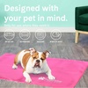 image:imageThe Green Pet Shop Dog Cooling Mat Cover  Extra Small Cloud  Protect Your Cool Pet Pad from Dirt amp Damage  Machine WashablePink