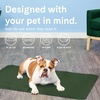 image:imageThe Green Pet Shop Dog Cooling Mat Cover Extra Small  Protect Your Gel Cooling Mat for Dogs from Dirt and Damage  EasyCare and Machine Washable  Green