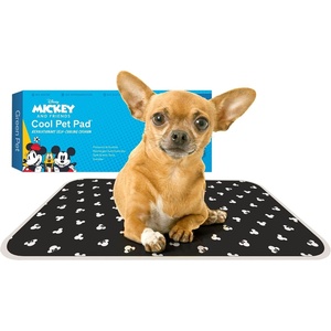 image:imageThe Green Pet Shop Cool Pet Pad  Medium Sage Grey  SelfCooling Pressure Activated Mat for Dogs amp Cats from 2145 lbs  NonToxic Gel No Water NeededMickey  Minnie
