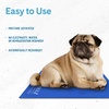 image:imageThe Green Pet Shop Chillz Gel Mat Large  PressureActivated Cooling Pad for Pets 2550 lbs  NonToxic No Water or Refrigeration Needed  Ideal for Home Travel amp CratesM